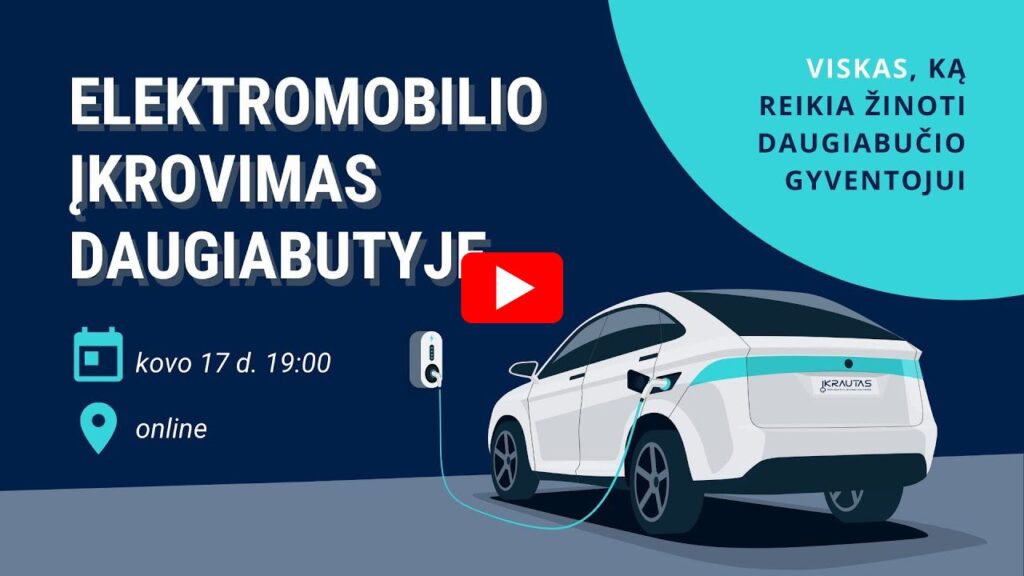 Elektromobilio įkrovimas daugiabutyje