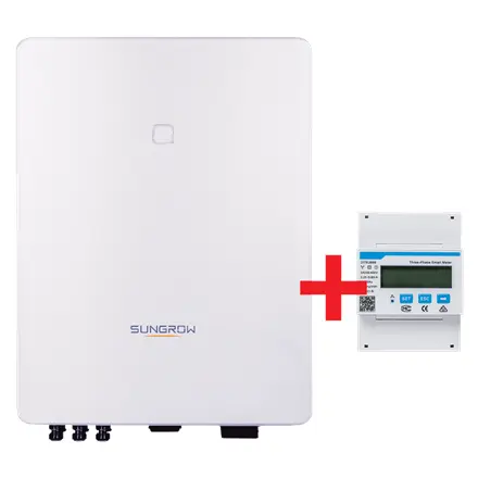 Sungrow SH10RT-20 trifazis hibridinis inverteris ir DTSU666-20 išmanusis skaitiklis